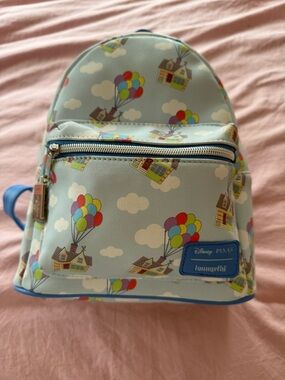 Loungefly Pixar Up AOP Balloon House Backpack